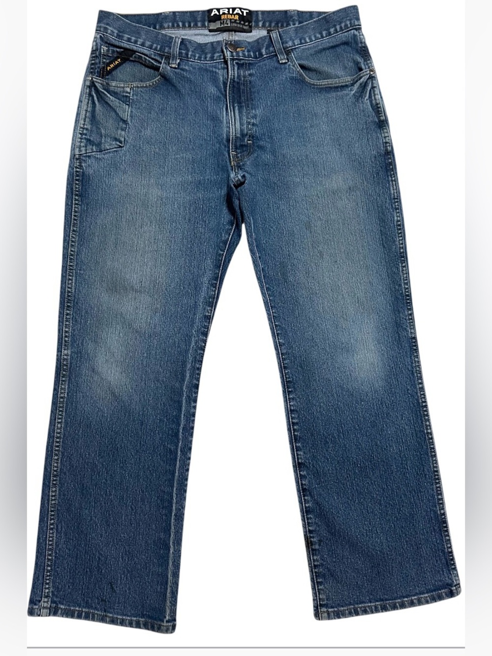 ARIAT Rebar M4 low rise bootcut jeans size 36x30